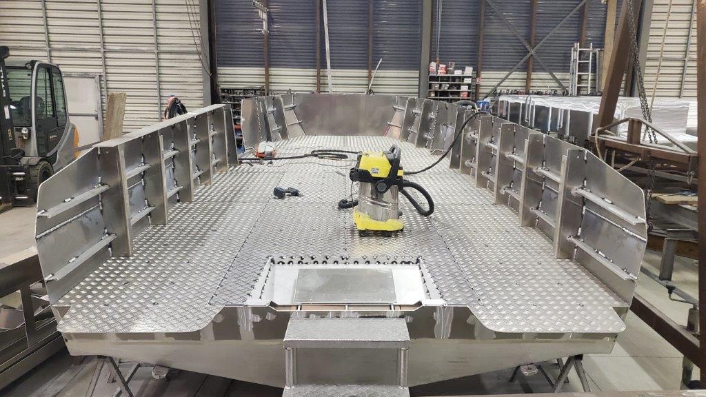 Construction du nouveau bateau 5 pour permis bateau à La Réunion